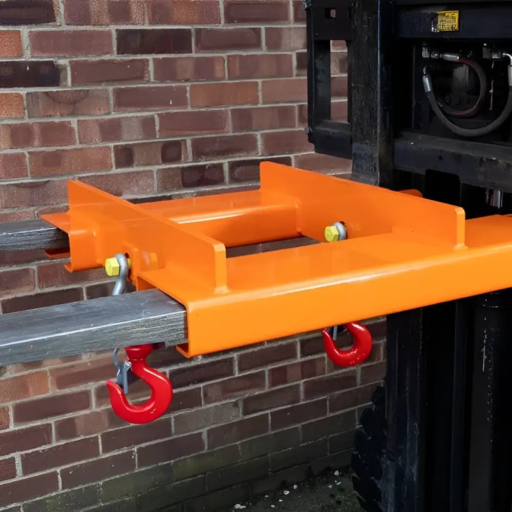 Fork mounted hook