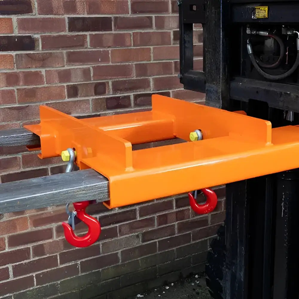 Fork mounted hook