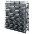 Galvanised bin racks