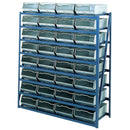 Galvanised bin racks