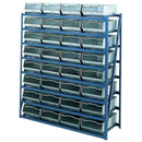 Galvanised bin racks