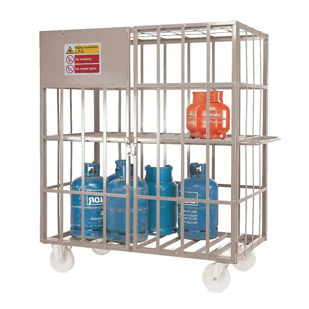 Gas cylinder cages