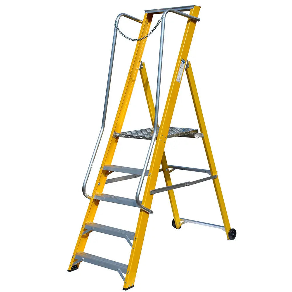 Glass fibre wide steps