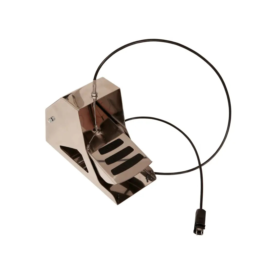 Hacona s type foot pedal stainless steel