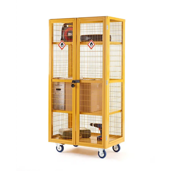 Hazardous Distribution Cages with Doors Get Me Packaging