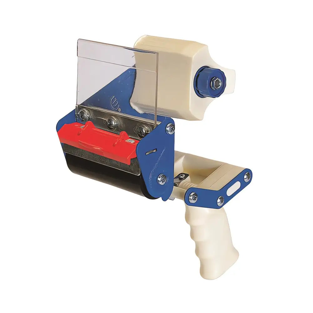 Heavy duty 100mm tape dispenser with metal brake