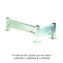 Heavy duty barrier system - post