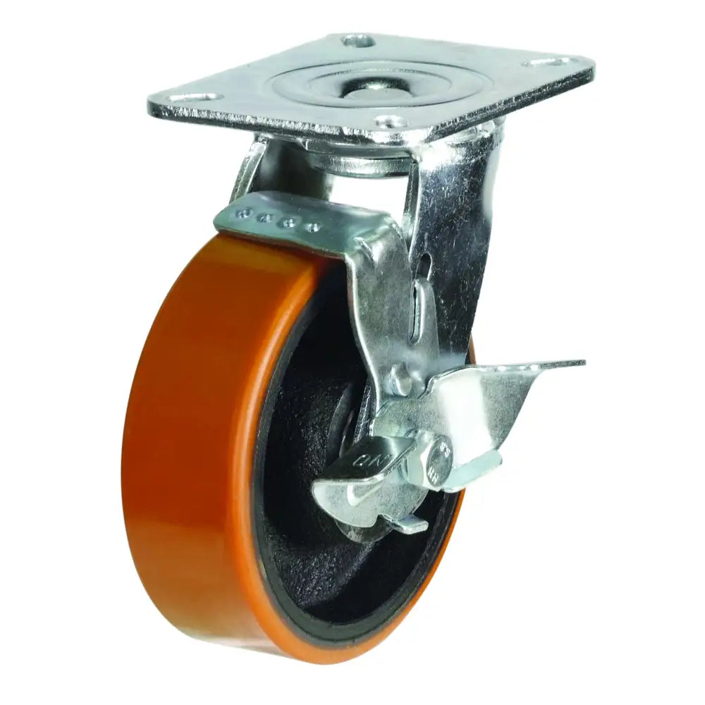 Heavy duty fabricated castors