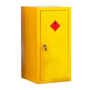 Heavy duty hazardous materials storage cabinets