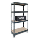 Heavy duty shelving - 360kg u.d.l.