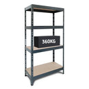 Heavy duty shelving - 360kg u.d.l.