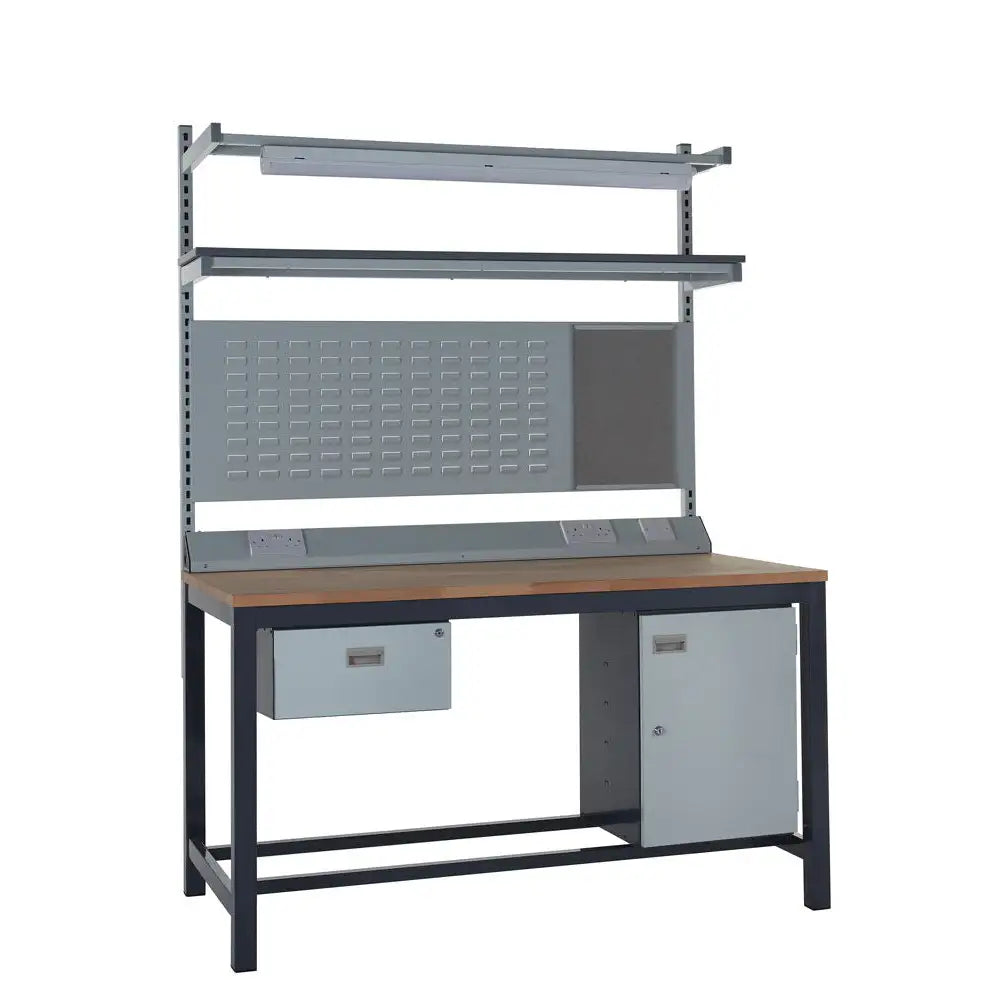 Heavy duty workbench kits with beech tops