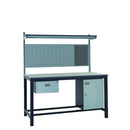 Heavy duty workbench kits with laminate tops