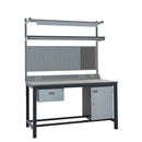 Heavy duty workbench kits with laminate tops