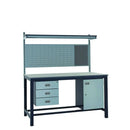Heavy duty workbench kits with laminate tops