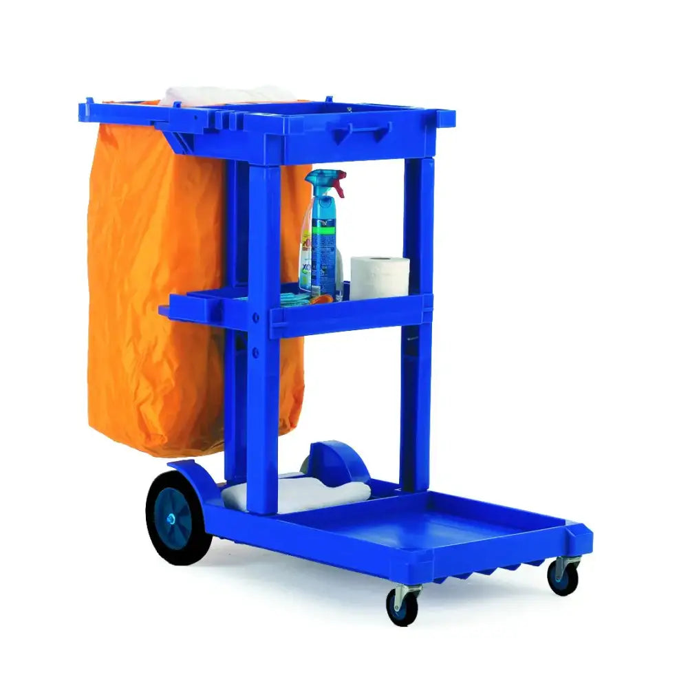 Janitorial cleaning trolley