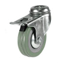 Light duty bolt hole castors