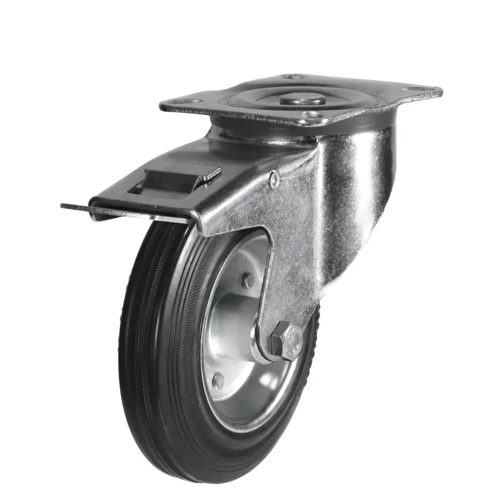 Light duty top plate castors