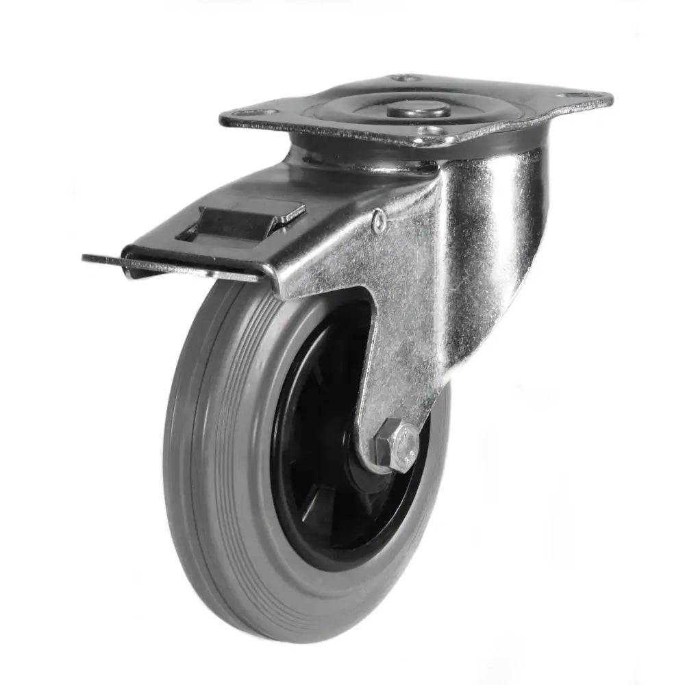 Light duty top plate castors