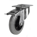 Light duty top plate castors