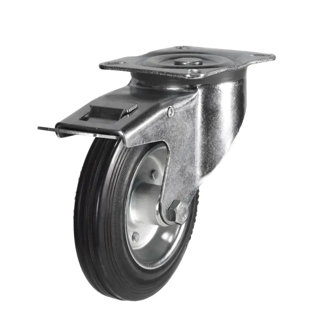 Light duty top plate castors
