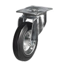 Light duty top plate castors