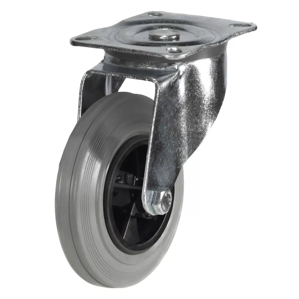 Light duty top plate castors