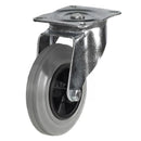 Light duty top plate castors