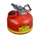 Liquid disposal safety cans