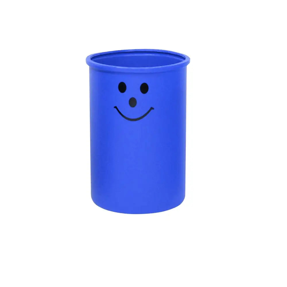 Litter bins with smiley face logo