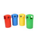 Litter bins with tidy man logo