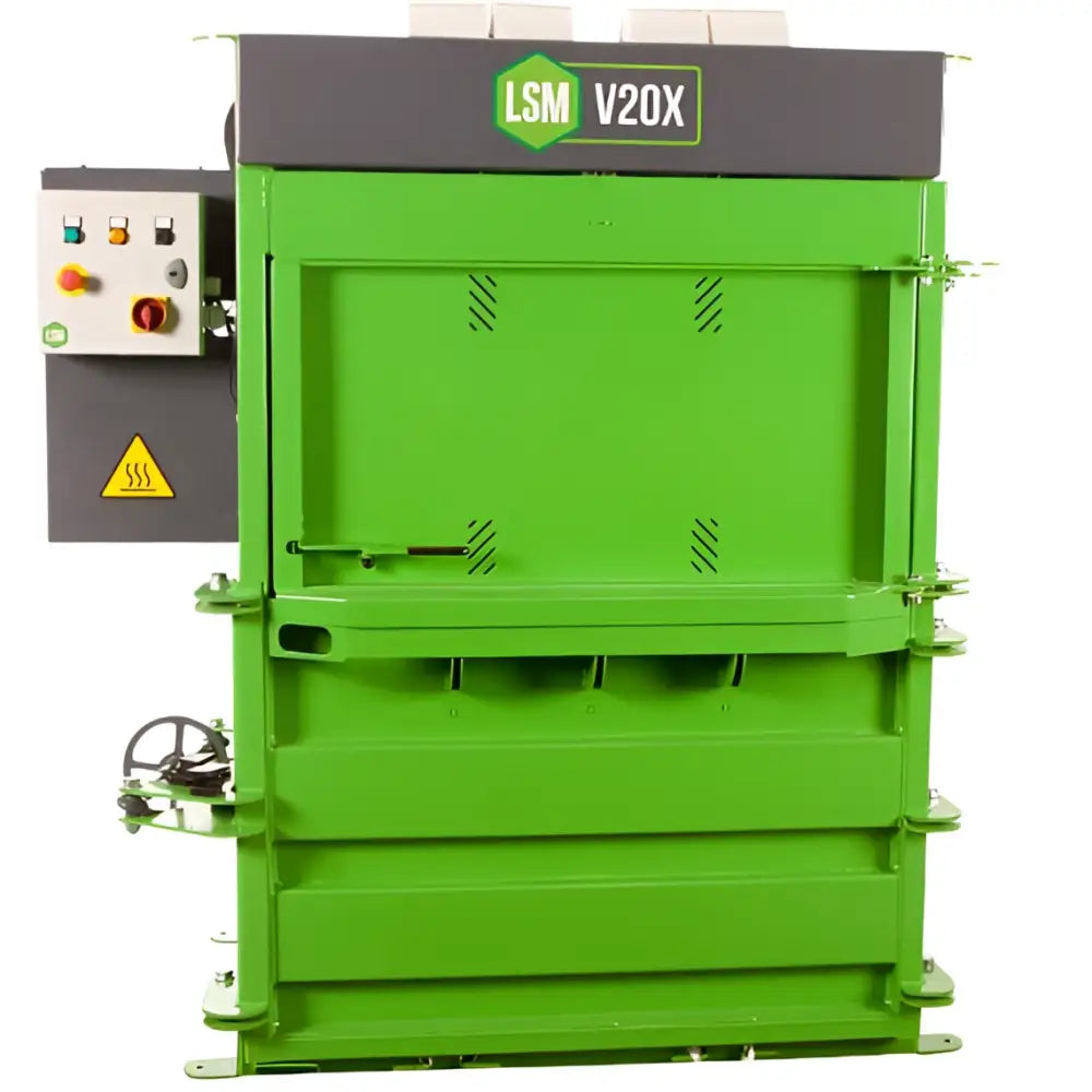 Lsm v20 cross ram cardboard and waste baler