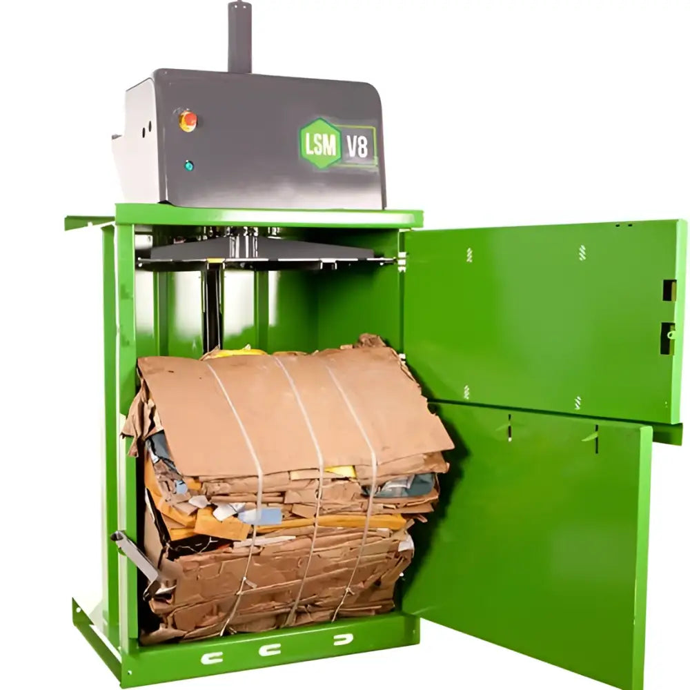 Lsm v8 mid size cardboard and waste baler