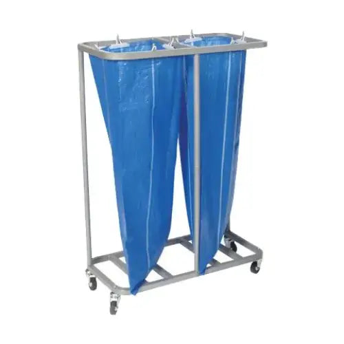 Mailroom sack holder - double