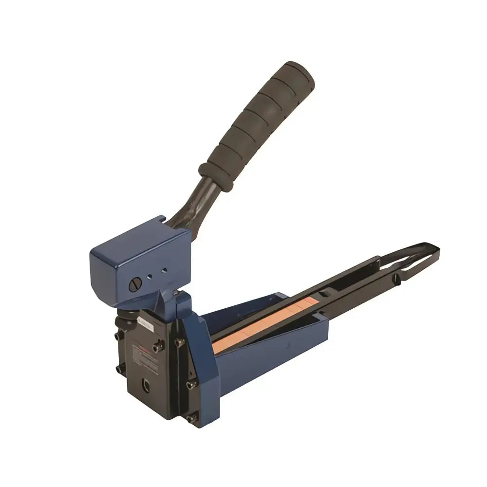 Manual carton top box closing stapler