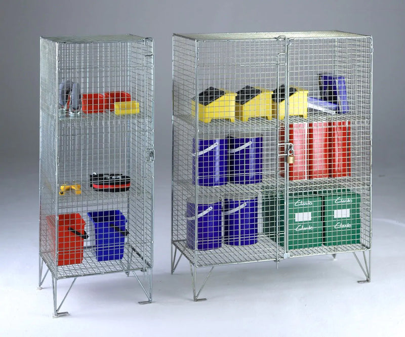 Wire Mesh Compartment Cupboards  Get Me Packaging   