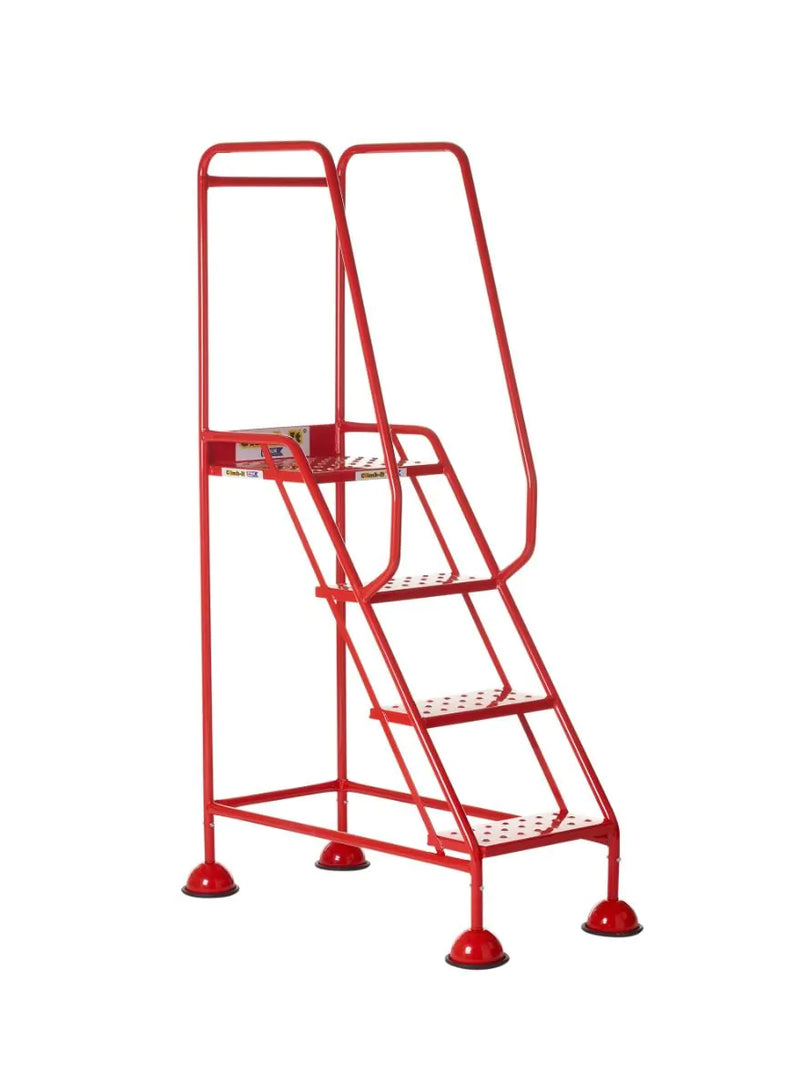 Climb-It UK Domed Feet Steps - Red  Get Me Packaging   