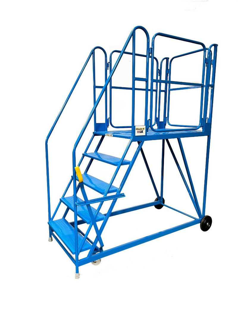 Climb-It UK Work Platforms - 1200mm Platform  Get Me Packaging Blue 4 