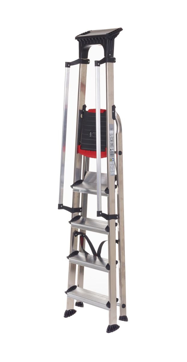 Double Decker Aluminium Stepladder with Tool Tray  Get Me Packaging   