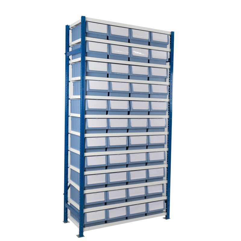 Small Parts Shelf Units (ASU)  Get Me Packaging Full Height Unit - c/w 44 x C Trays 2000 x 1000 x 300 