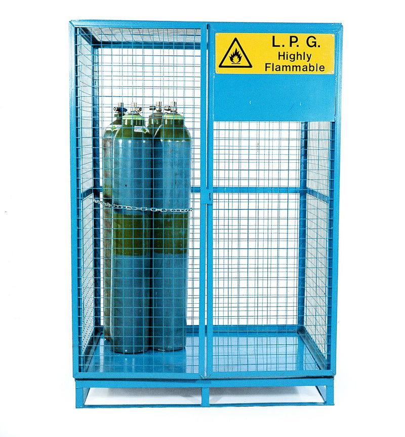 Grenadier® Cylinder Storage Lock Up Cages  Get Me Packaging Cage only 1840 x 1360 x 1095 Painted