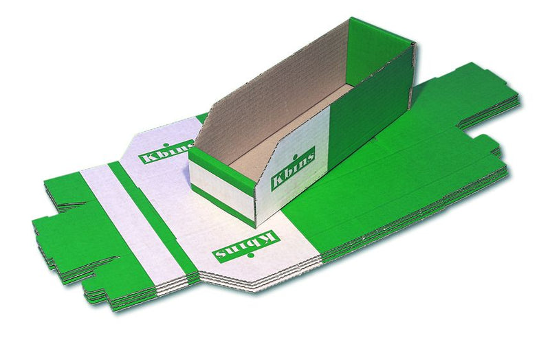 Kbins - Corrugated Cardboard Storage Bins (100mm High)  Get Me Packaging 150 50 