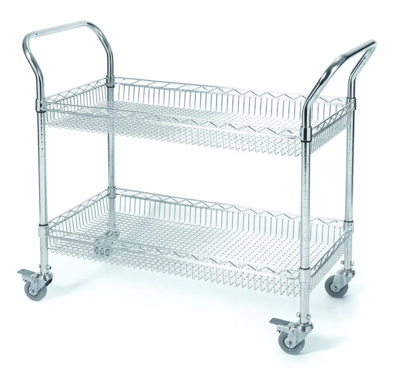 2 & 3 Tier Basket Trolleys  Get Me Packaging   