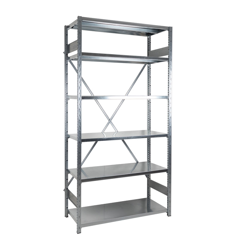 Expo 4G Galvanised Shelving  Get Me Packaging Extension 300 700