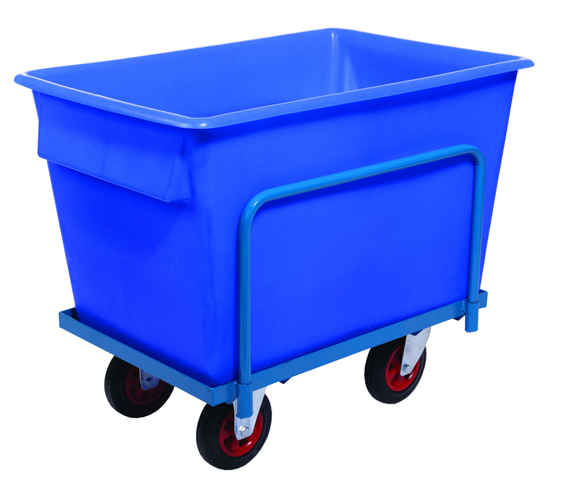 Polypropylene Container Trolleys  Get Me Packaging 370 Blue 940 x 640 x 610