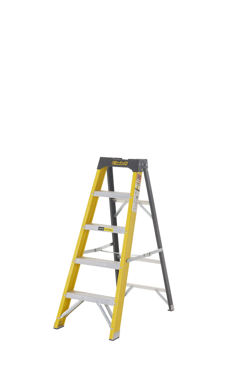 Climb-It Glass Fibre Swingback Stepladders  Get Me Packaging 4 1190 x 490 x 825 1300