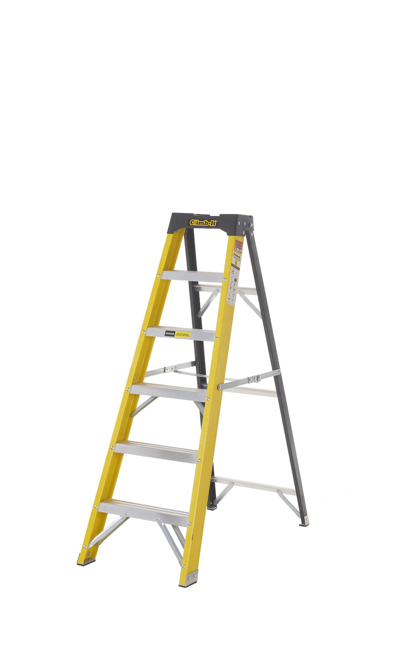 Climb-It Glass Fibre Swingback Stepladders  Get Me Packaging 5 1390 x 530 x 990 1560