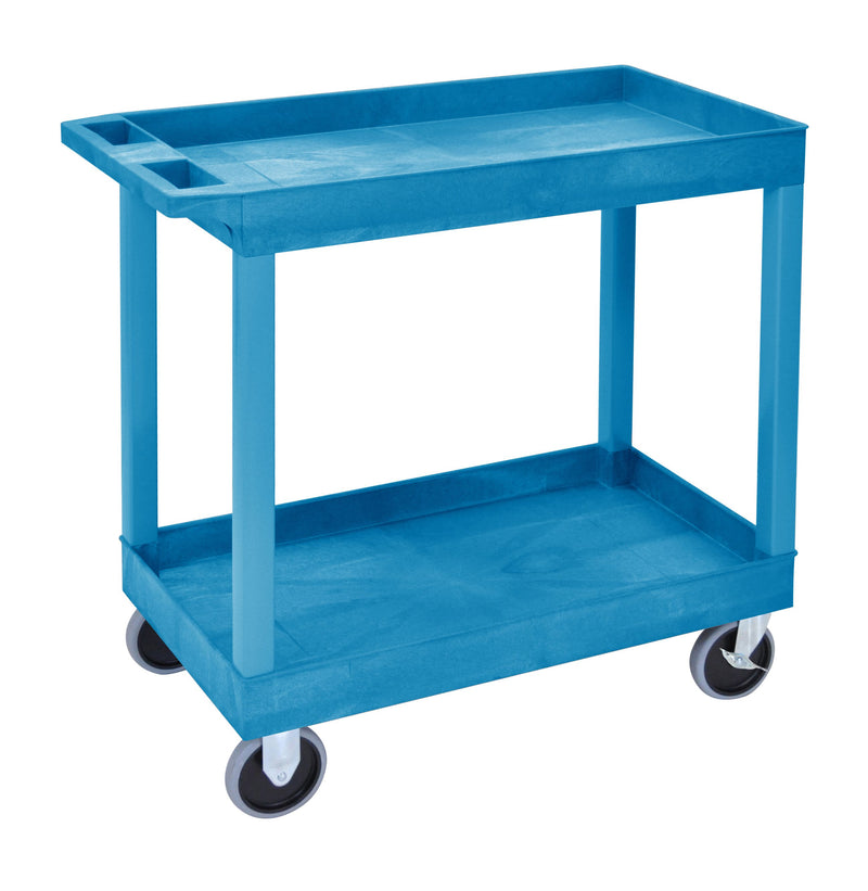 Proplaz Superstrength Plastic Multi-Purpose Trolleys  Get Me Packaging 2 Storage Trays 895 x 457 x 870 