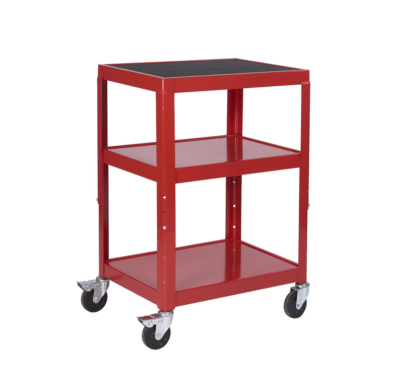 Adjustable Height Trolleys  Get Me Packaging Red  