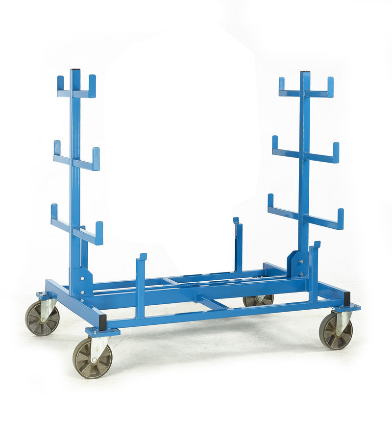 Heavy Duty Mobile Bar Storage Rack  Get Me Packaging 2 Support Posts  